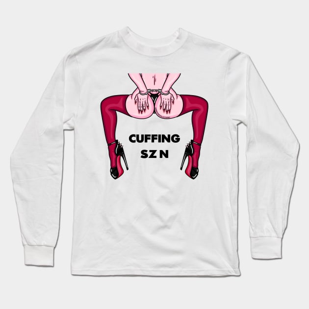 Cuffing Szn Long Sleeve T-Shirt by BreezyArtCollections 